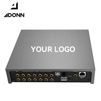 12 CH Car DSP Amplifier All n One Car Audio Digital Signal Processor Brushed Aluminum Shell OEM ODM For Car Sound Upgrade