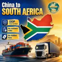 Transitaire Chine-Afrique du Sud, Agent d'expédition DDP, Agent de transit de fret Chine-Afrique du Sud, Logistique LCL, Transport routier
