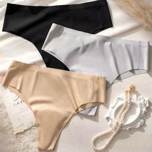 Braguitas de látex de alta calidad para mujer, a prueba de efecto camel toe, con almohadilla de látex, ropa interior transpirable sin costuras, tanga personalizada para mujer - Product Image 6