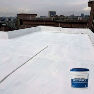 Peinture liquide acrylique professionnelle écologique pour réparation de murs extérieurs et toitures, imperméable, couleurs personnalisées pour application au pinceau - Product Image 1