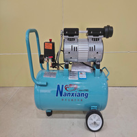 Compresseur d'air sans huile silencieux portatif de compresseur à piston sans huile industriel chinois 0.2m3/Min 3kw