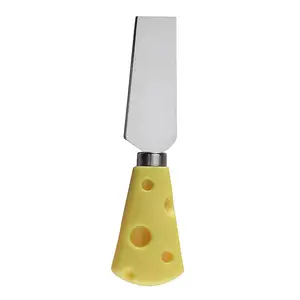 Coltello da formaggio in acciaio inossidabile formaggio manico in legno coltello da crema coltello da Pizza strumento da forno Set di formaggi