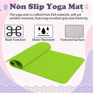 <b>Large</b> Low Price Inventory Clearance TPE PVC EVA Natural Rubber Yoga <b>Mat</b> - Product Image 3