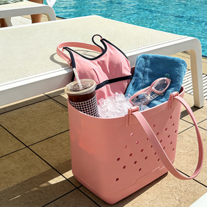 Sac fourre-tout de <span class=keywords><strong>camping</strong></span> extérieur grande capacité avec logo personnalisé, sac de plage simple en EVA personnalisé, sac de plage en EVA - Product Image 3