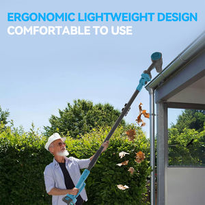 Ensemble de jardinage électrique industriel 3-en-1 DIY : Scie à chaîne télescopique sans fil, souffleur de feuilles, alimenté par <span class=keywords><strong>batterie</strong></span> rechargeable - Product Image 5