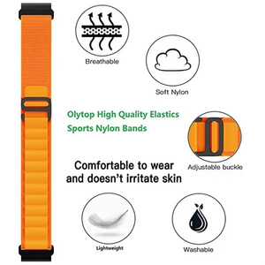 <span class=keywords><strong>Correa</strong></span> Alpine Loop para Relojes <span class=keywords><strong>Garmin</strong></span> Fenix 8/E/7/7 Pro/6/6 Pro <span class=keywords><strong>Forerunner</strong></span> 965 955 945, <span class=keywords><strong>Correa</strong></span> de Nylon para Muñeca - Product Image 3