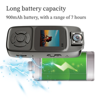 Caméra d'action 4K Full HD avec vision nocturne, lecteur MicroSD, mini caméra pour casque de moto, caméra sport ultra DV portable pour vlog de voyage