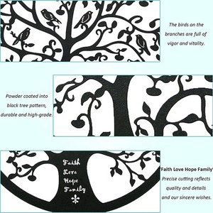 11.5 ''<span class=keywords><strong>albero</strong></span> genealogico con uccelli sul ramo appeso a <span class=keywords><strong>parete</strong></span> Art Decoration <span class=keywords><strong>albero</strong></span> di legno <span class=keywords><strong>della</strong></span> <span class=keywords><strong>vita</strong></span> arte <span class=keywords><strong>della</strong></span> <span class=keywords><strong>parete</strong></span> per la decorazione domestica - Product Image 4