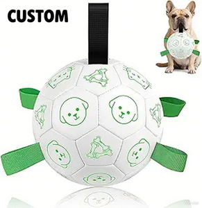 Interactive <strong>Dog</strong> Toys Soccer <strong>Ball</strong> Light up Interactive Funny <strong>Glow</strong> <strong>in</strong> <strong>the</strong> <strong>Dark</strong> <strong>Dog</strong> Football Toy with Strap Puppy Birthday Gifts - Product Image 1