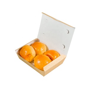 Cardboard Paper Box Packaging , Custom Food Packaging Boxes Custom Logo To go Box
