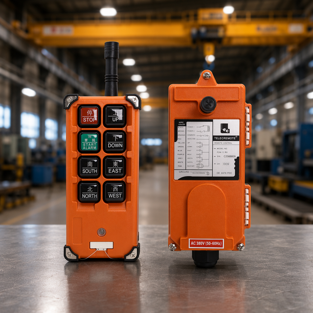 F21-E1B CE FCC Approved 8 Button Single Speed Industrial Wireless Radio Remote Control for Electric Hoist