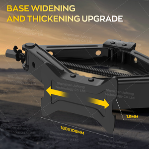 Factory <strong>Wholesale</strong> OEM/ODM Steel Black 2T Scissor <strong>Jack</strong> with Ratchet Wrench <strong>Car</strong> <strong>Jack</strong> Kit 95MM-385MM Lifting Height - Product Image 4