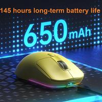 Mouse Gaming Gaya 3D 6 Tombol Optik LED Pelacak Bola Desain Ringan untuk Laptop Tersedia