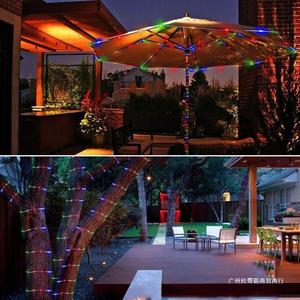 LED Strip <b>Lights</b> 100 Led Chips Flexible Solar Powered Outdoor Holiday Decorations Christmas <b>Tree</b> Lighting String Warm White - Product Image 2