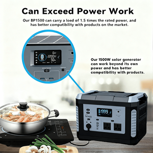 2400W 3000W Portable Solar Power Station With <b>UPS</b> Pure Sine Wave <b>Battery</b> Solar Panels & Car Charging 500w 1500W 2400W 3000w 5000 - Product Image 4