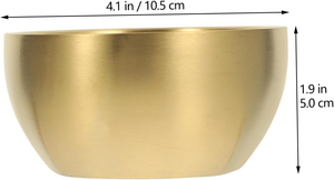 Dual-Layer Edelstahl Isolierte Reiss chale 4,1 Zoll Multifunktions-hitze beständige Suppe Koreanische Art Küchen geschirr Salats ch üssel - Product Image 6