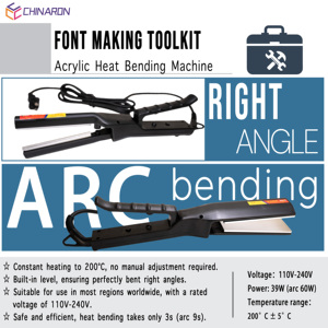 Máquina Manual de Lujo para Fabricación de Letras de Canal en Acrílico con Función de Doblado - Product Image 1