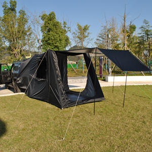 Tente de fourgonnette SUV pleine grandeur pour 6 personnes tente SUV de voiture auvent d'ombrage de hayon tente de <span class=keywords><strong>coffre</strong></span> de véhicule pour SUV ou fourgonnette pleine grandeur - Product Image 5