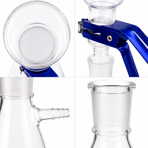 Kit di Apparecchiature per Filtrazione Sottovuoto con Imbuto di Buchner e Membrana per Uso in <span class=keywords><strong>Laboratorio</strong></span> - Product Image 3