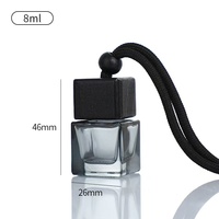 Diffuseur de parfum pour voiture KANGAROO vide à suspendre, diffuseur d'huiles essentielles, pendentif aromathérapie, verre dépoli mat 8ml