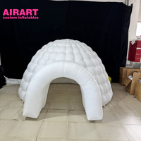 Tente gonflable portative de dôme d'igloo de LED pour le camping rampant de maison d'enfants de bébé cache-cache