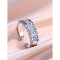 Bague géométrique en zircon kaléidoscope trèfle à quatre feuilles, laiton plaqué or 18 carats, design vintage hip-hop, pour femme, idéale pour les occasions festives