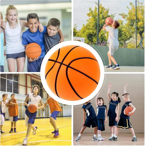 Balón de Baloncesto Silencioso para Interiores, Balón de Baloncesto Silencioso para Uso Doméstico con Rebote Seguro para Niños, Balón de Entrenamiento para Uso Doméstico - Product Image 3