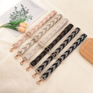 กระเป๋าสะพายไหล่กว้างลูกศรขนาด2.5ซม. เปลี่ยนสายคล้องไหล่กว้างกระเป๋าอเนกประสงค์สายเปลี่ยน - Product Image 1