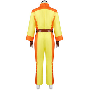 Disfraz de Invincible Rex, conjunto completo, traje amarillo y naranja para juegos de rol de Anime, Halloween - Product Image 4