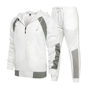 Prix bas, haute qualité, survêtement personnalisé, design simple, créez votre propre survêtement pour homme, vente chaude, survêtement en coton uni pour homme, coupe ajustée, unisexe - Product Image 1