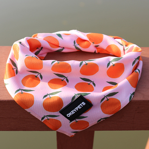 OKEYPETS Wholesale Custom Printed Polyester Fabric Cute Pet <b>Dog</b> Accessories Scarf <b>Bandana</b> With - Product Image 3