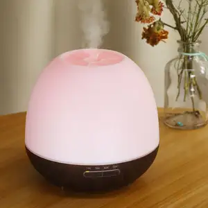 2021 New Item Lemon Ultrasonic Cool Humidifier 400ml Essential Oils Classic Wooden Diffuser with auto shut off no water