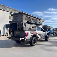 Caravane de voyage moderne de qualité supérieure 4x4 en aluminium, pliable, imperméable, pour 2 personnes, adaptable à une camionnette, pour l'extérieur
