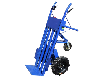 Obral besar 500kg gerobak troli truk tangan listrik baja padat untuk konstruksi gudang penggunaan pabrik Platform OEM - Product Image 3