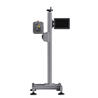 Machine de codage laser CO2 Yaomatec 30W 40W 60W pour bouteilles en plastique, impression de date et de date d'expiration haute précision