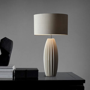 Lámpara de mesa <span class=keywords><strong>Galileo</strong></span> moderna minimalista marfil blanco lámpara cuerpo pantalla <span class=keywords><strong>Galileo</strong></span> lámpara de mesa dormitorio estudio diseño de iluminación - Product Image 3