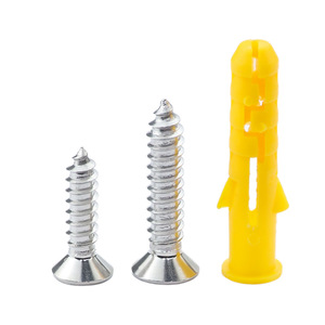 Eight Directions Plastic Expansion Sleeve Self Tapping Screw 68-10mm Reinforced Type Hammer Drive Anchors - Product Image 1