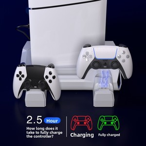 Base de Refrigeración para <span class=keywords><strong>PS5</strong></span> Pro/Slim con Luz RGB, Soporte para Auriculares y Almacenamiento para Disco Duro Externo - Product Image 4