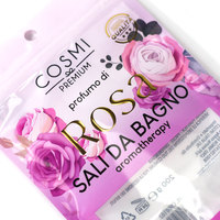 Sac à fermeture éclair imprimé personnalisé en plastique avec fenêtre transparente transparente pochette debout rose emballage sacs en mylar pour sel de bain