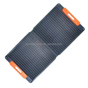 Sunfield Camping 100W 18V 12V Monocrystalline 20% Efficient Portable Foldable <b>USB</b> <b>Charger</b> <b>Solar</b> Panels Kit Outdoor Power Supply - Product Image 2