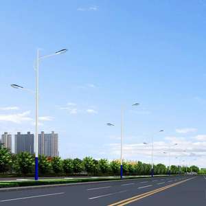 Farola Solar LED de Doble Brazo Antirrotura para Exteriores, Impermeable, con Control Inteligente para Carreteras - Product Image 3