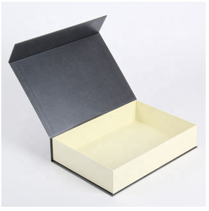 Wholesale shoe cosmetic cardboard book paper luxury packaging boxes custom logo black package box for clothes