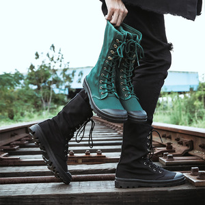 Botas de Senderismo de Caña Alta 2026, Zapatillas de Lona con Lengüeta Integrada para Hombre y Mujer, Ideales para la Selva y Actividades al Aire Libre - Product Image 1