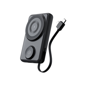 <span class=keywords><strong>Batterie</strong></span> externe portable PD 22,5 W, <span class=keywords><strong>batterie</strong></span> à semi-conducteurs sécurisée QC3.0 10000 mAh avec câbles intégrés, station d'alimentation externe - Product Image 2