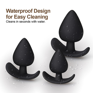 3 pz/set nuovo modello di Silicone anale Plug per massaggio prostatico Plug sesso giocattolo erotico giocattoli anale cazzo anello del cazzo giocattoli del sesso per <span class=keywords><strong>uomo</strong></span> - Product Image 1