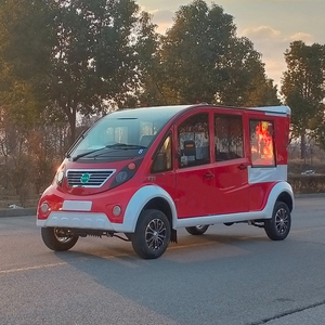 Petit <span class=keywords><strong>camion</strong></span> de pompiers électrique d'intervention d'urgence, 6 places, citerne à eau scellée, haute efficacité - Product Image 4