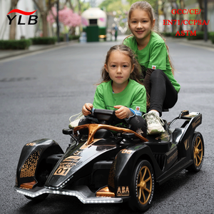 Go-kart Elettrico per Bambini e Adulti, Auto a Quattro Ruote per Ragazzi e Neonati, Macchina da Corsa a Due Posti con Funzione Drift - Product Image 1