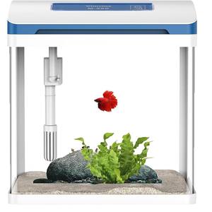 モダンなスマート水槽、環境に優しい正方形の透明ガラス水槽、25W、11L、LIUQIブランド、3年保証、リビングルーム、家庭用 - Product Image 5