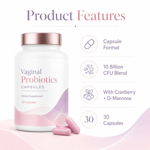 Capsules de Probiotiques Vaginaux pour Femmes Adultes, Lyophilisés, Détoxifiants, Lactobacillus Reuteri Plantarum - Product Image 3