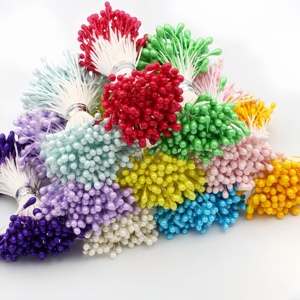 Núcleos y Estambres de Flores Simuladas de 55 mm de Largo, Material de Chifón para Flores Simuladas, Accesorios para Manualidades (120-150 piezas) - Product Image 2